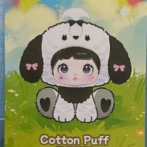Cotton Puff Nommie Sitting Zoo Series Plush